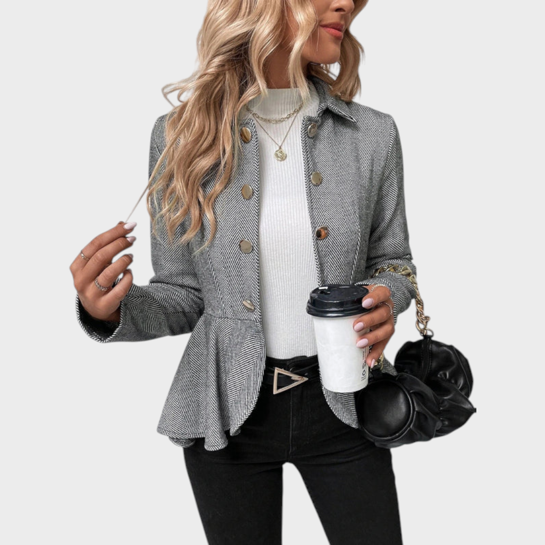Emily & Isabella Brooks | Ruffle Flair Blazer