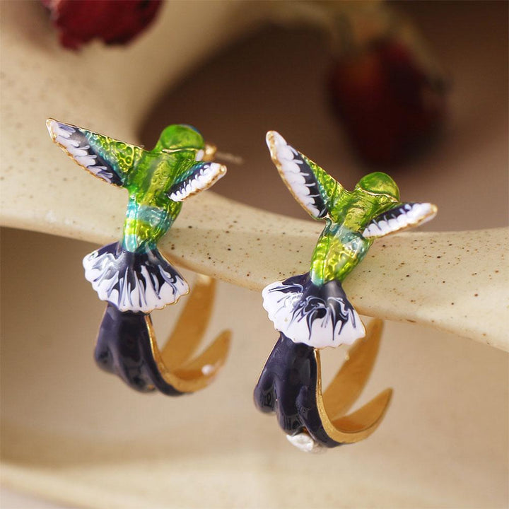 Emily & Isabella Brooks | Hummingbird Earrings