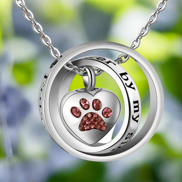 Emily & Isabella Brooks | Stainless Steel Urn Paw Necklace