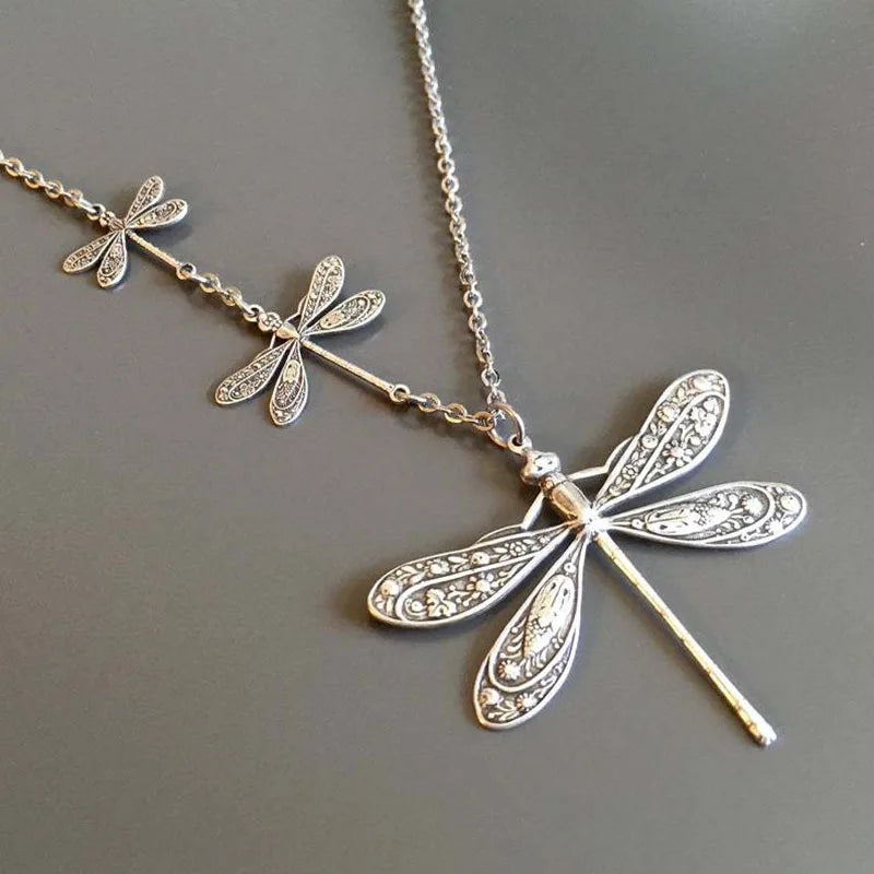 Emily & Isabella Brooks | Vintage Dragonfly Necklace