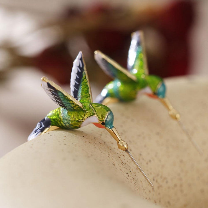 Emily & Isabella Brooks | Hummingbird Earrings