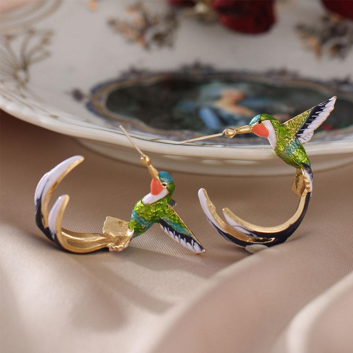Emily & Isabella Brooks | Hummingbird Earrings