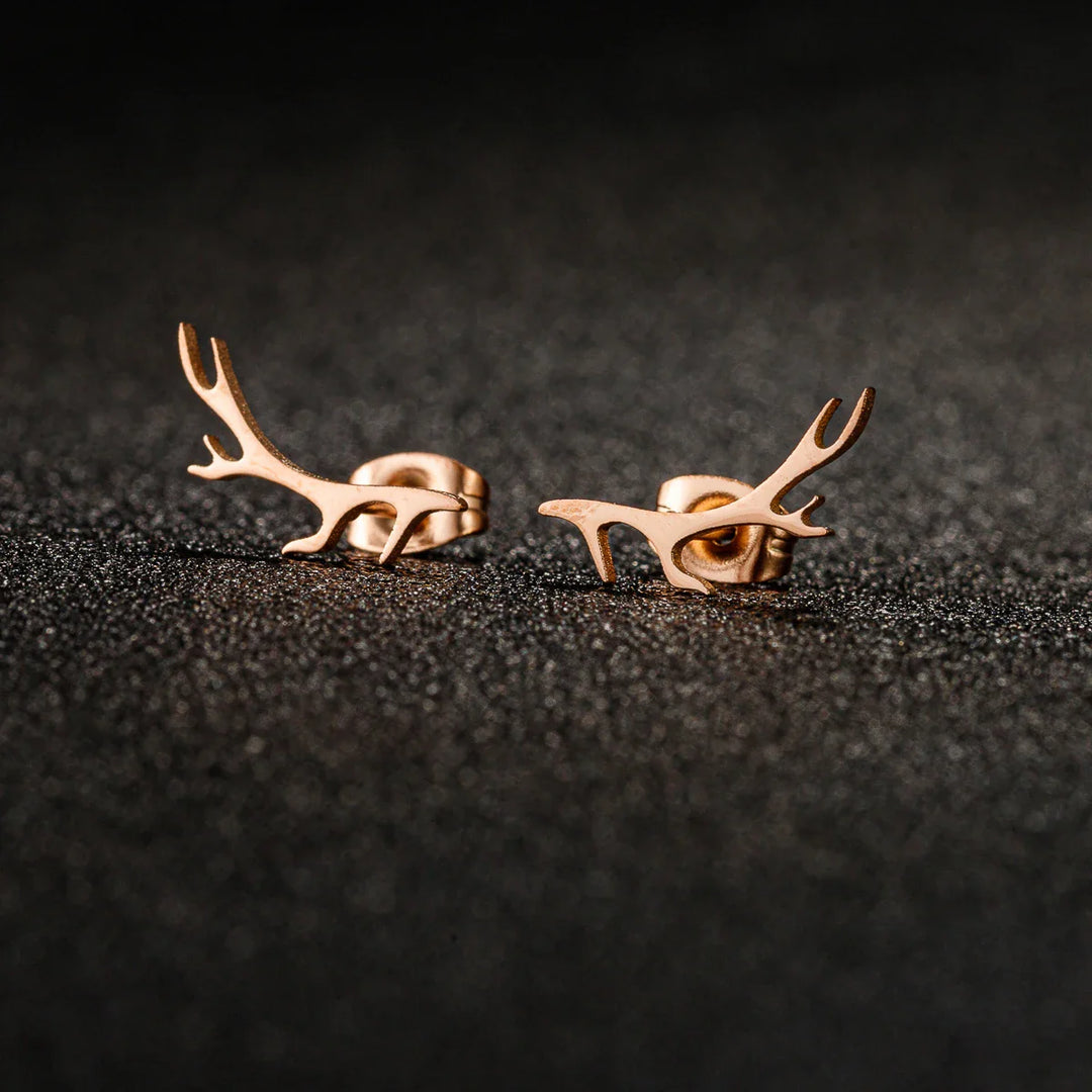 Emily & Isabella Brooks | Antler Stud Earrings