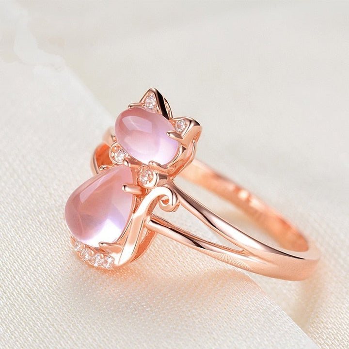 Emily & Isabella Brooks | Cat Ring in Rose Gold