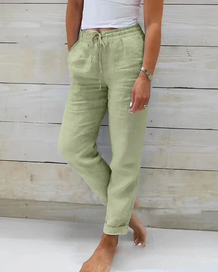 Emily & Isabella Brooks | Sleek Comfort Trousers