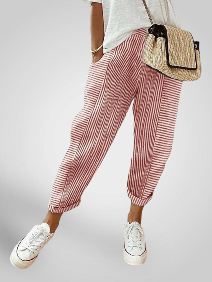 Emily & Isabella Brooks | Striped Comfortable Pants