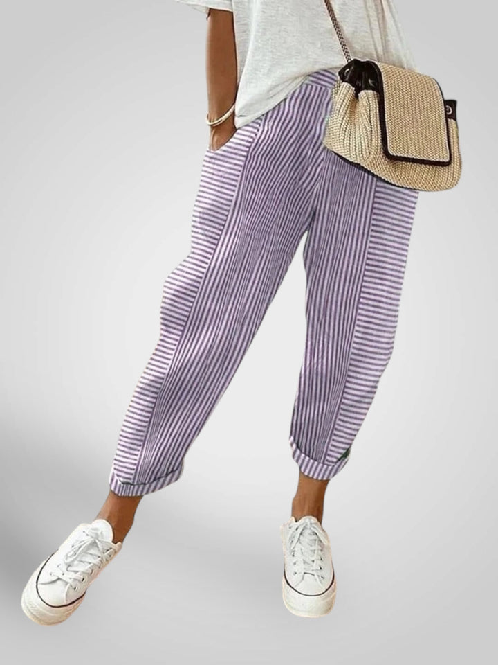 Emily & Isabella Brooks | Striped Comfortable Pants