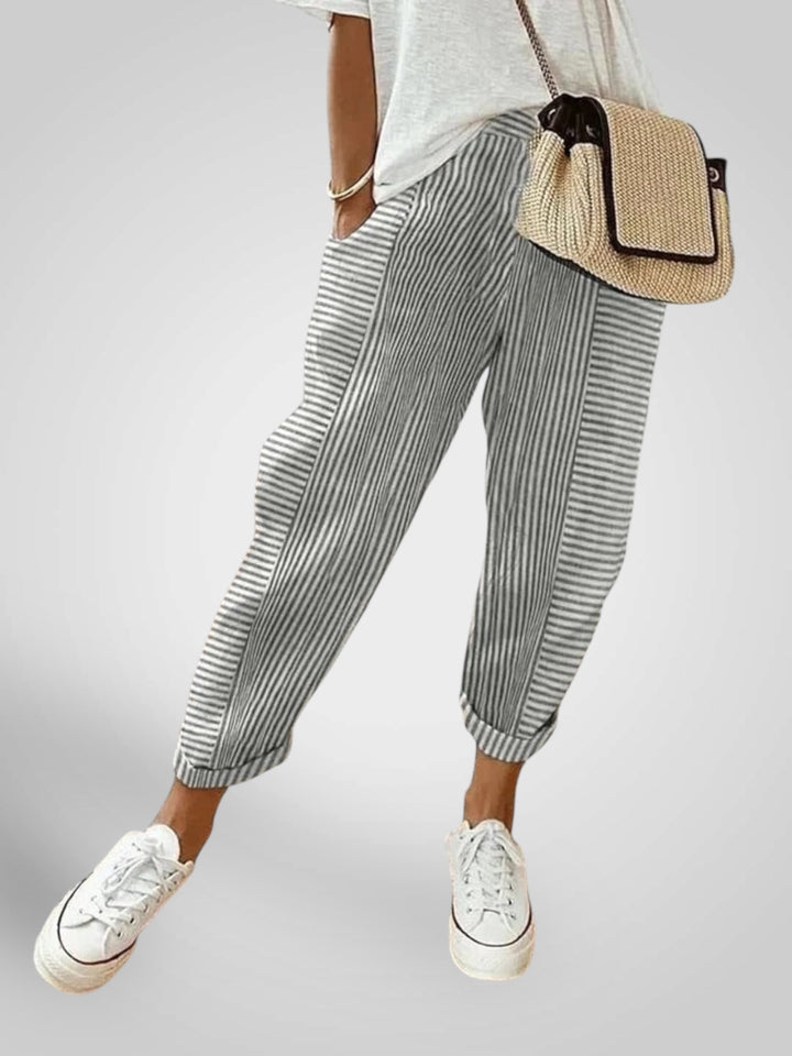 Emily & Isabella Brooks | Striped Comfortable Pants