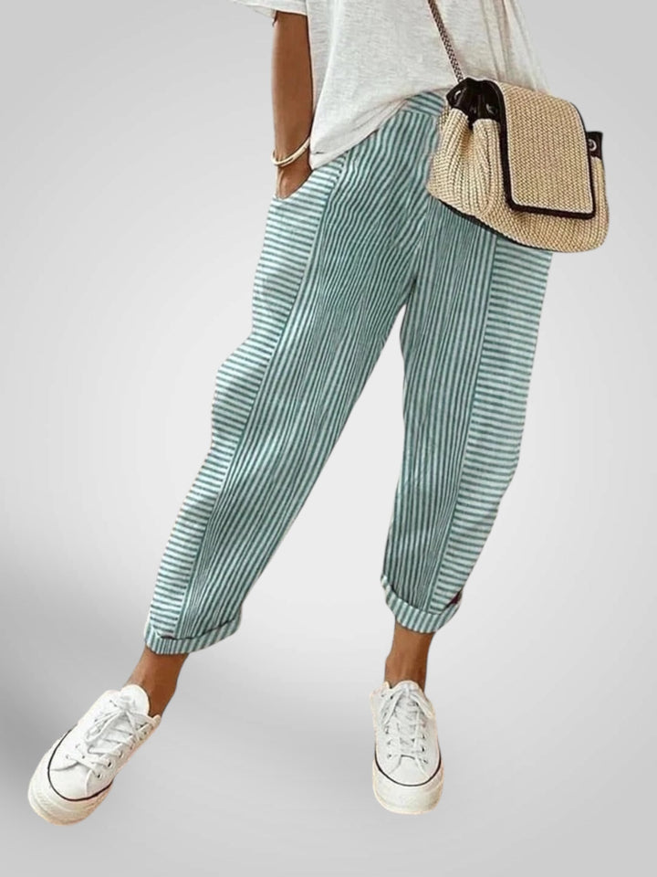 Emily & Isabella Brooks | Striped Comfortable Pants