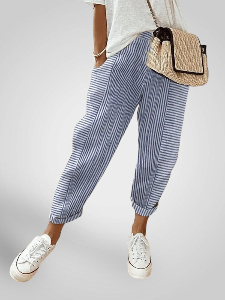 Emily & Isabella Brooks | Striped Comfortable Pants