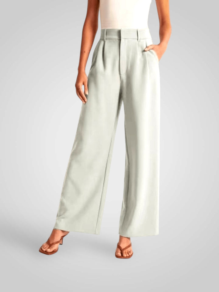 Emily & Isabella Brooks | High-Waisted Wide Leg Pants