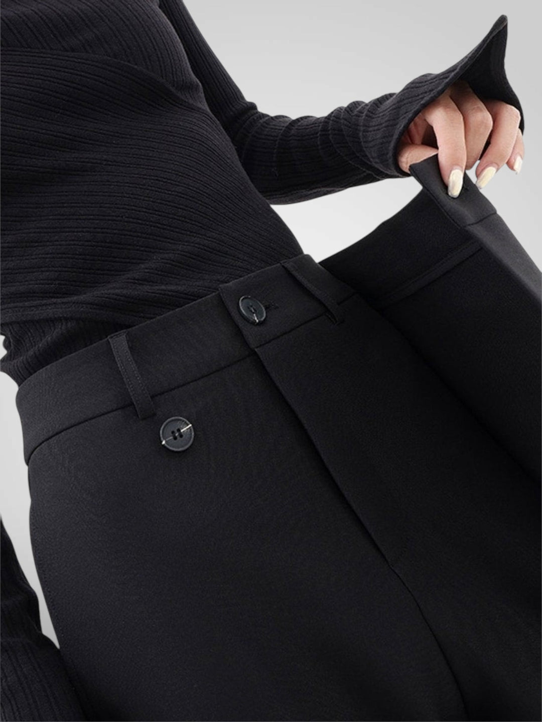 Emily & Isabella Brooks | Asymmetrical Layered Pants