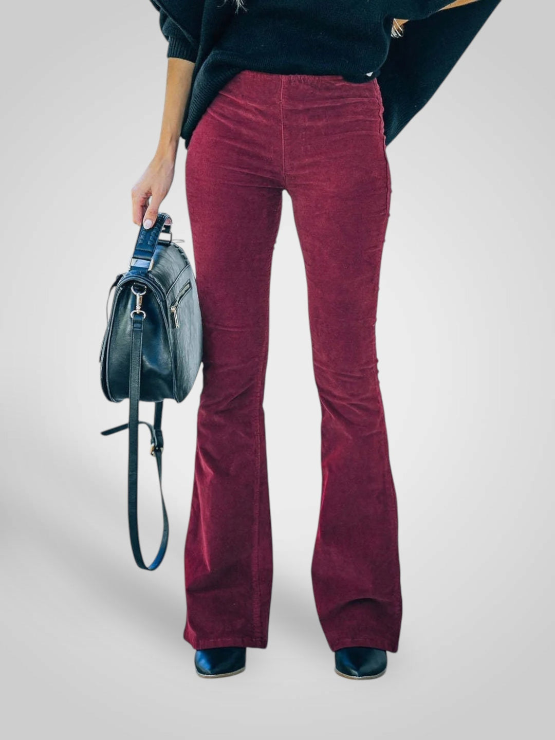 Emily & Isabella Brooks | High Waist Flare Pants - Stretch Fit
