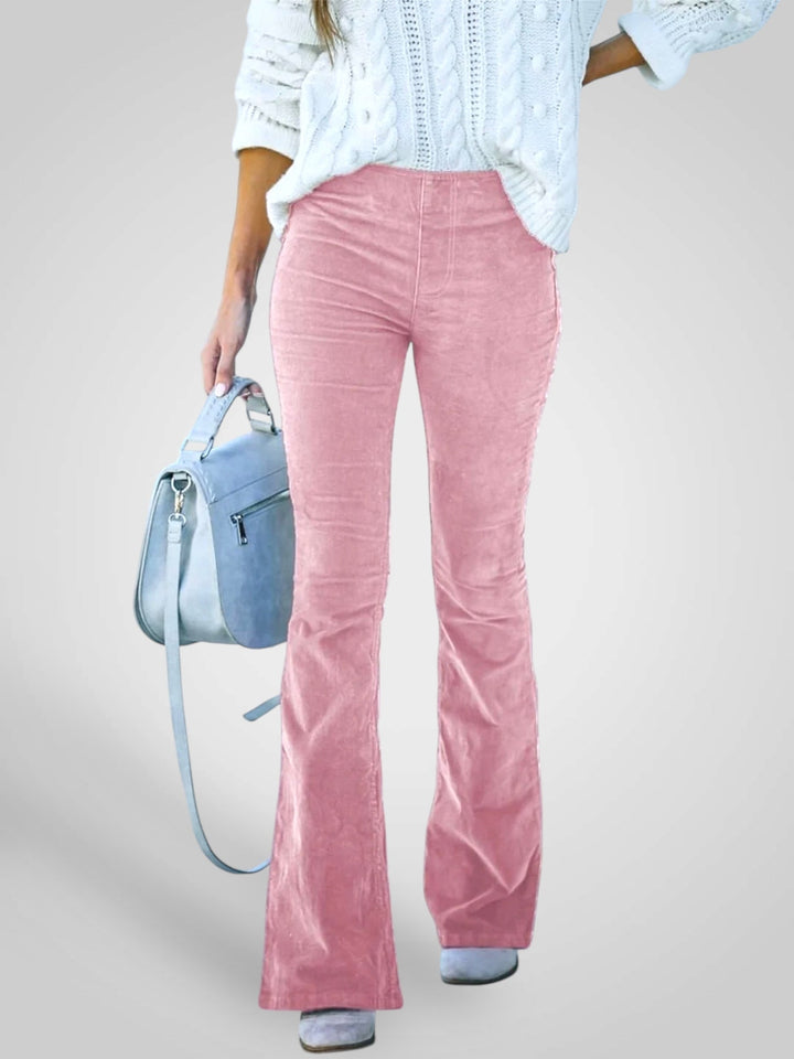 Emily & Isabella Brooks | High Waist Flare Pants - Stretch Fit