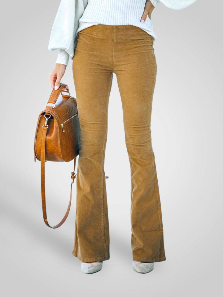 Emily & Isabella Brooks | High Waist Flare Pants - Stretch Fit