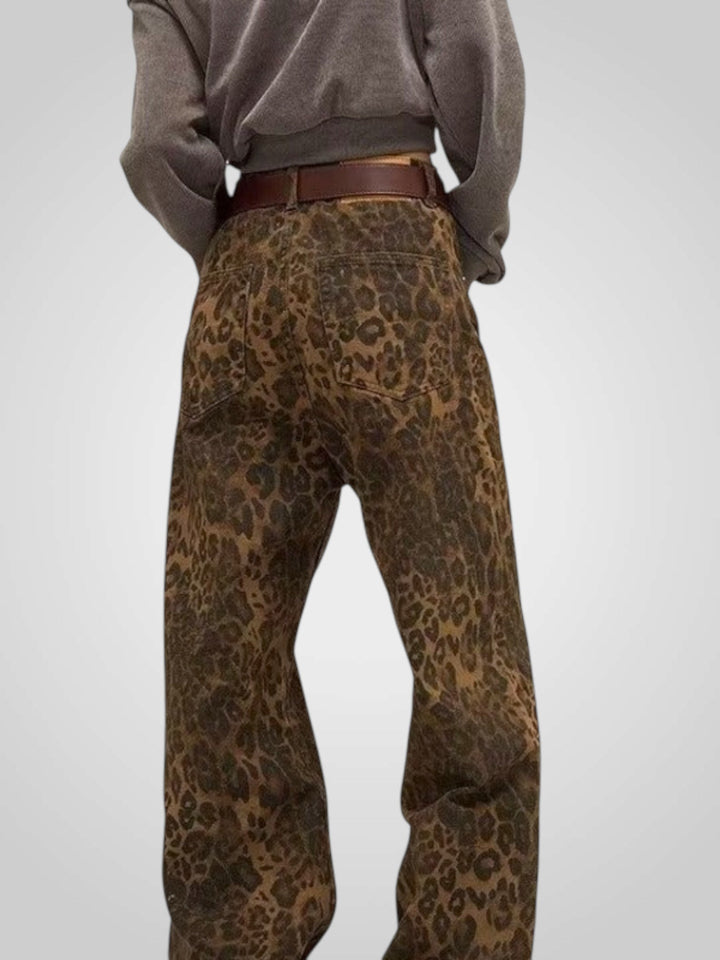Emily & Isabella Brooks | Women's Leopard Print Pants