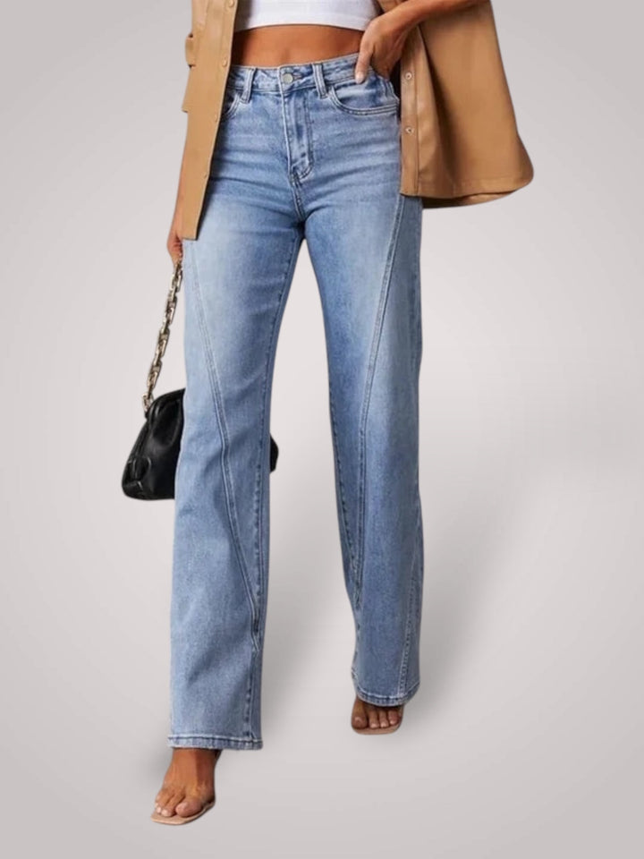 Emily & Isabella Brooks | Mid-Rise Wide Leg Jeans