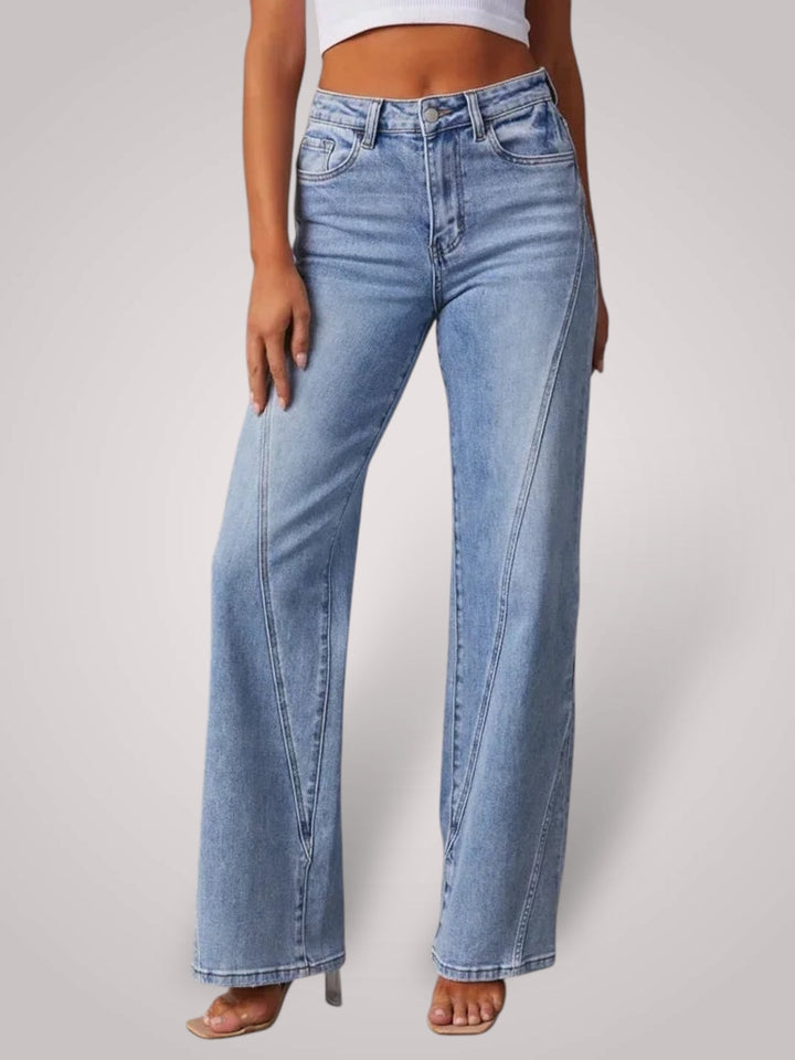 Emily & Isabella Brooks | Mid-Rise Wide Leg Jeans