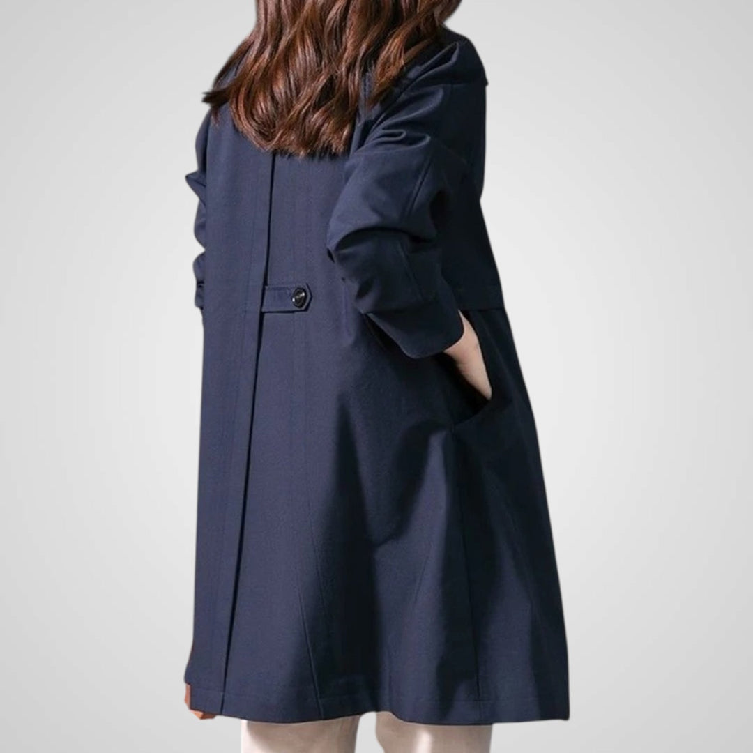 Emily & Isabella Brooks | Single Button Short Trench Coat for Women