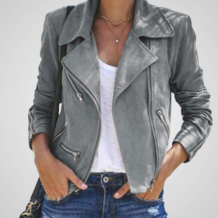 Emily & Isabella Brooks | Leather biker jacket