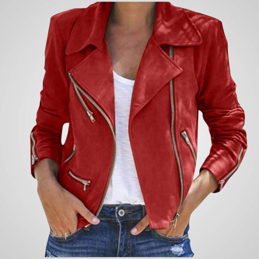 Emily & Isabella Brooks | Leather biker jacket