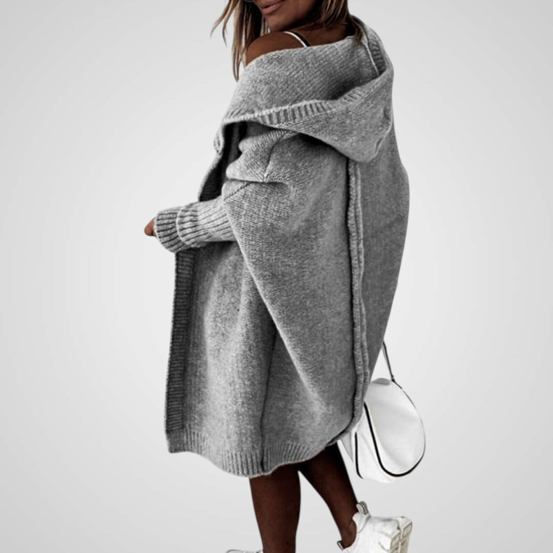 Emily & Isabella Brooks | Women's Knitted Hooded Coat