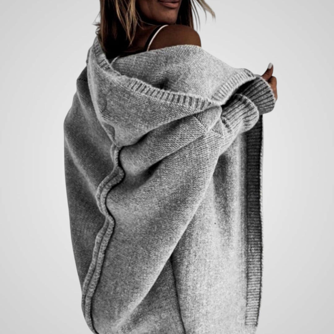 Emily & Isabella Brooks | Women's Knitted Hooded Coat