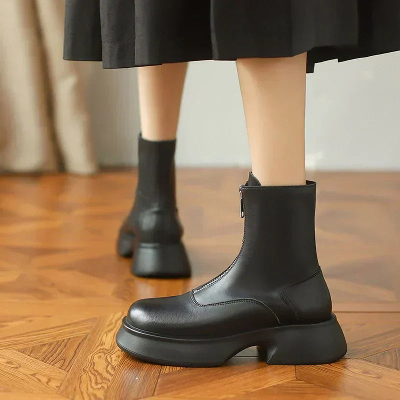 Emily & Isabella Brooks | Modern Minimalist Mid-Calf Boots