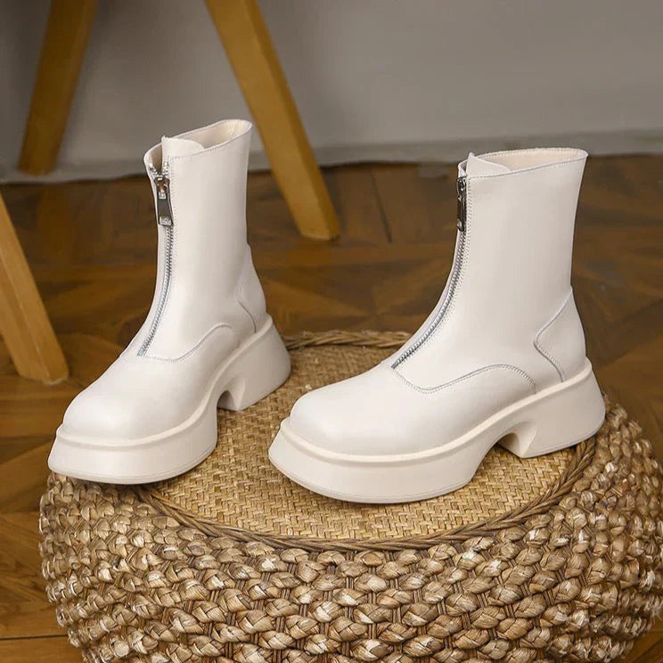 Emily & Isabella Brooks | Modern Minimalist Mid-Calf Boots