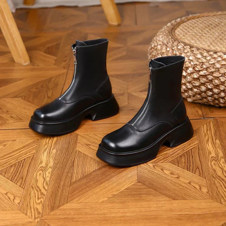 Emily & Isabella Brooks | Modern Minimalist Mid-Calf Boots