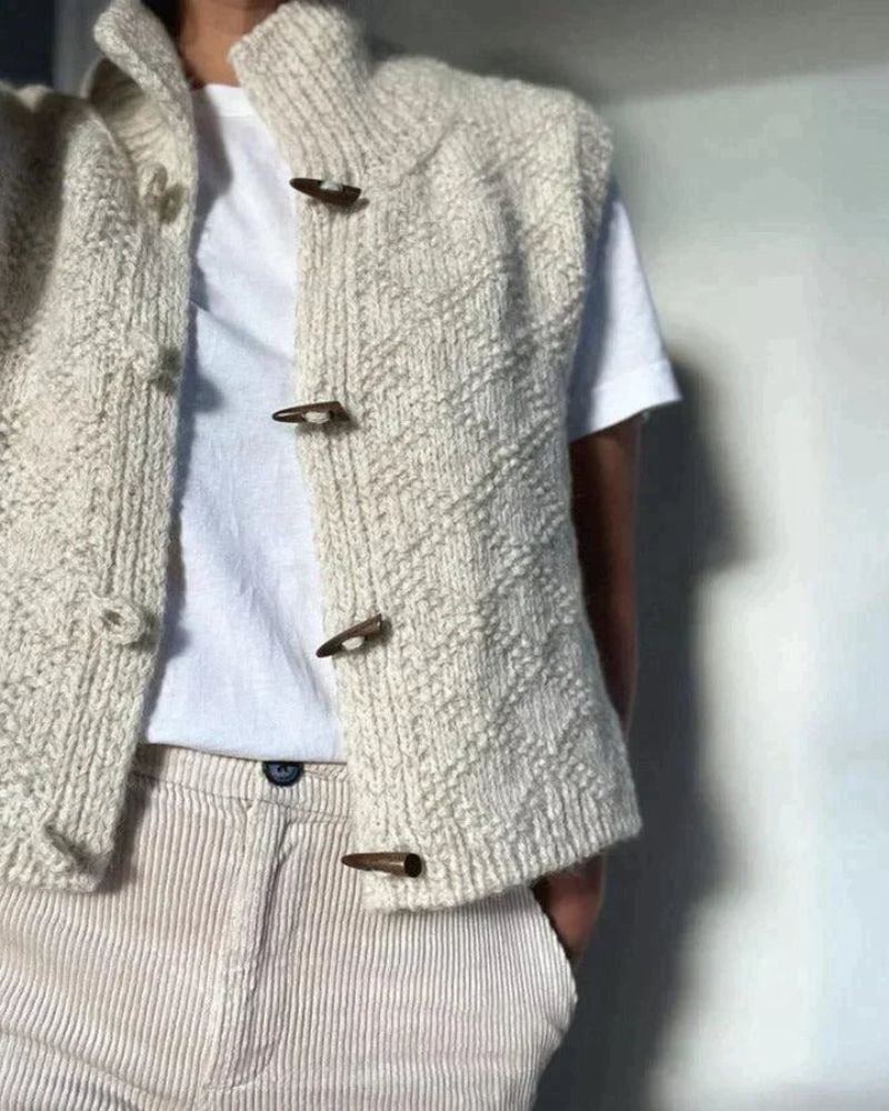Emily & Isabella Brooks | Sophisticated Sleeveless Knit Vest
