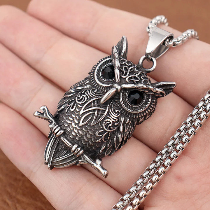 Emily & Isabella Brooks | Pendant Necklace in Vintage Owl Design