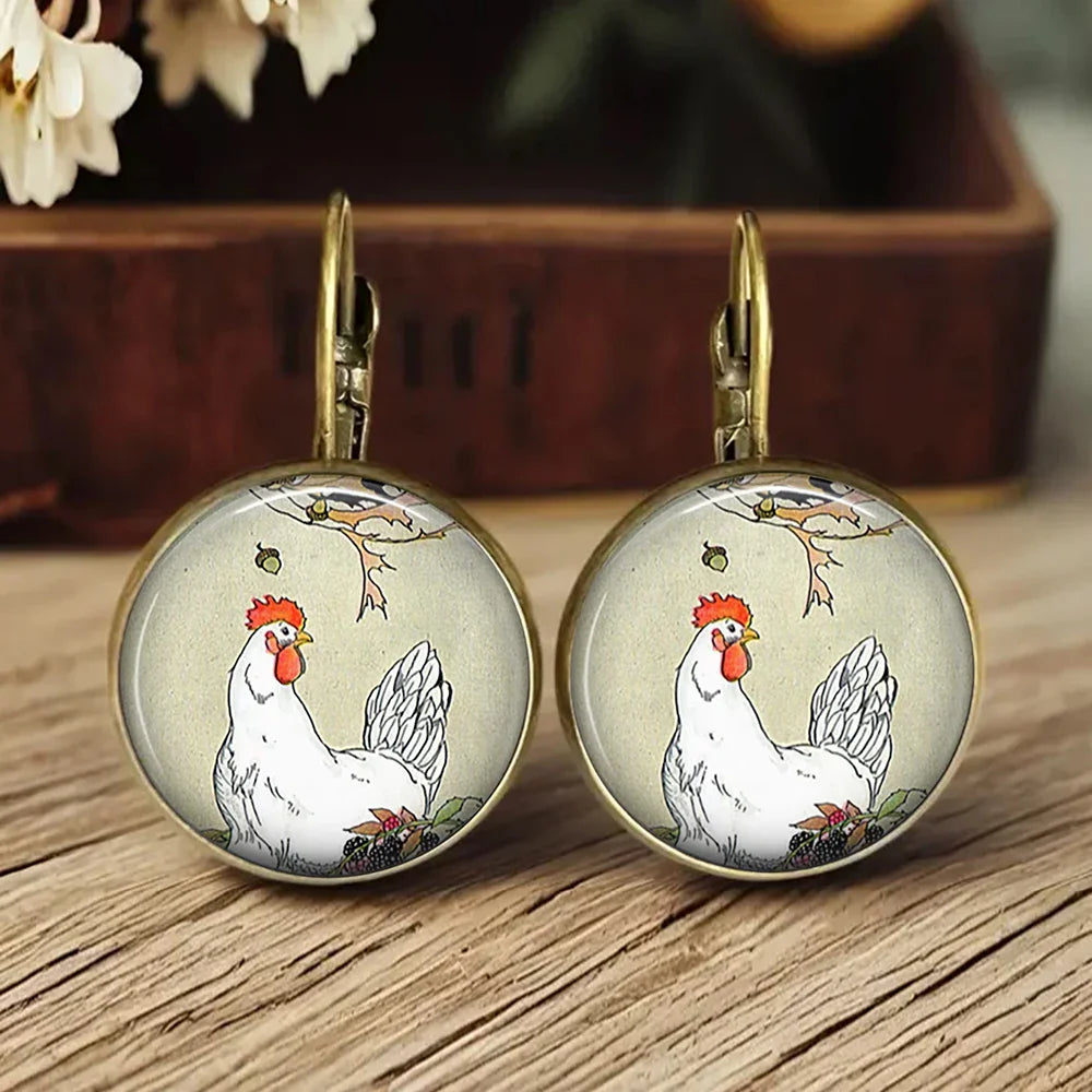Emily & Isabella Brooks | Glass Dome Earrings
