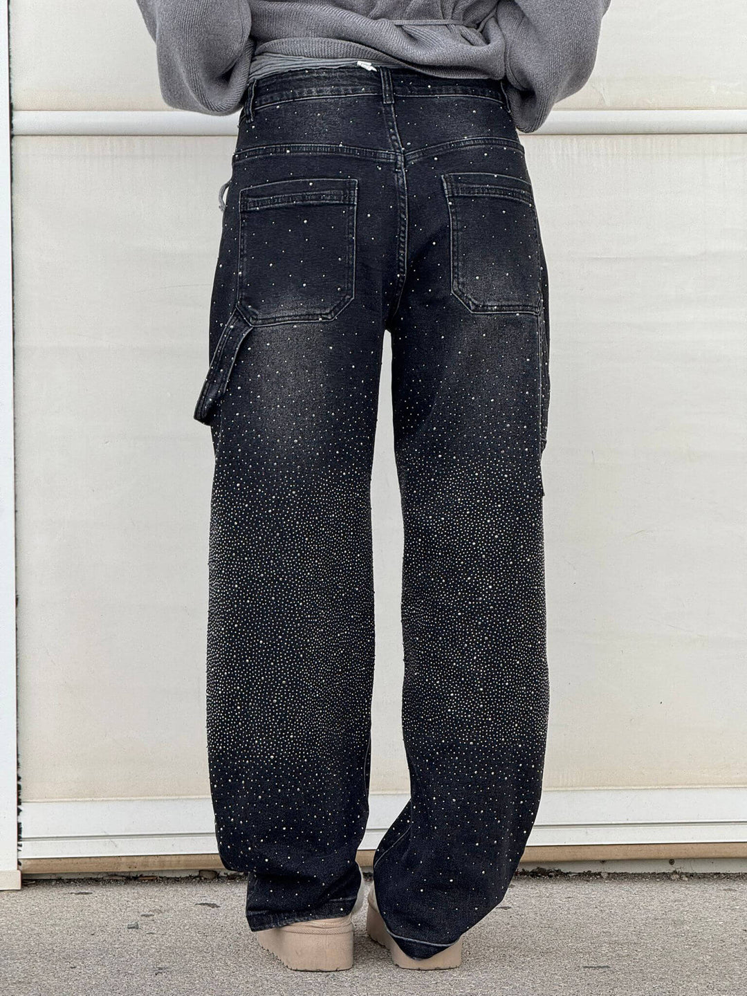 Emily & Isabella Brooks | High-Waist Glitter Jeans