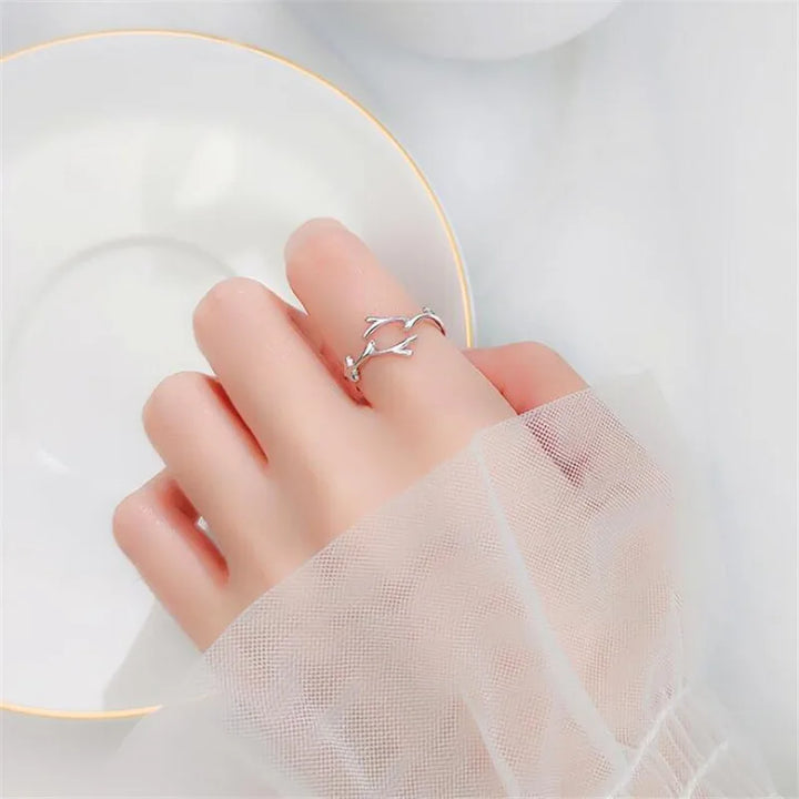 Emily & Isabella Brooks | Sterling Silver Branch Ring