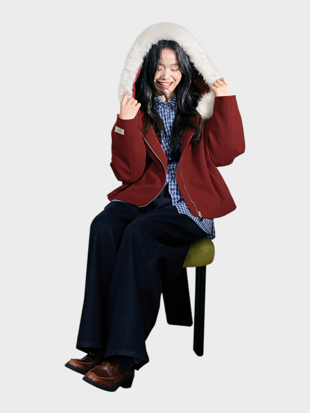 Emily & Isabella Brooks | Detachable jacket with synthetic fur