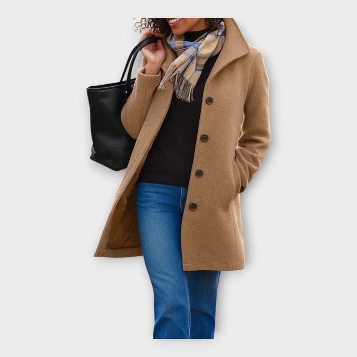 Emily & Isabella Brooks | Wool Coat with Buttons