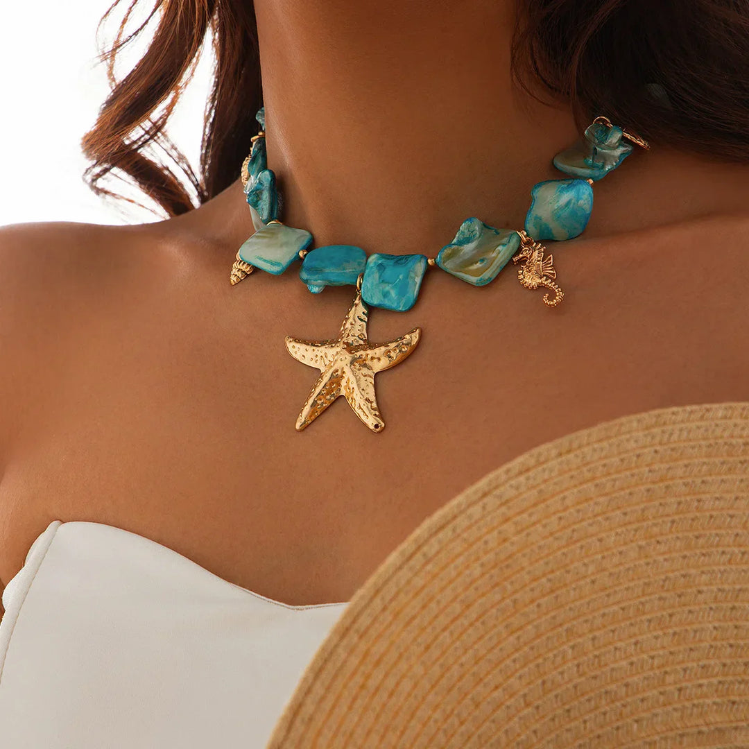 Emily & Isabella Brooks | Blue Necklace