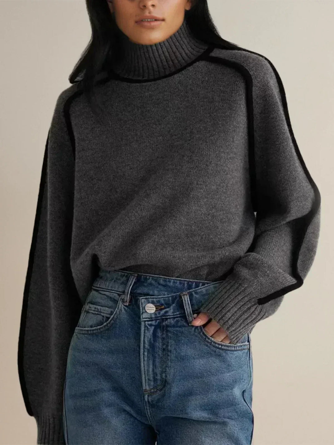Emily & Isabella Brooks | Elegant Turtleneck Sweater
