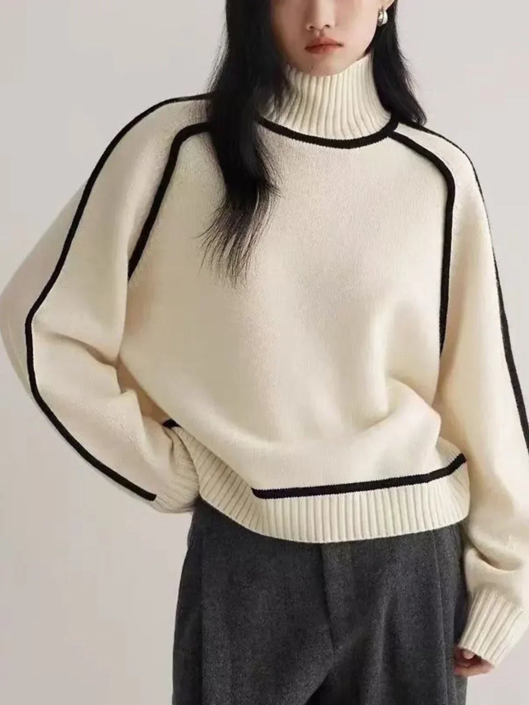 Emily & Isabella Brooks | Elegant Turtleneck Sweater
