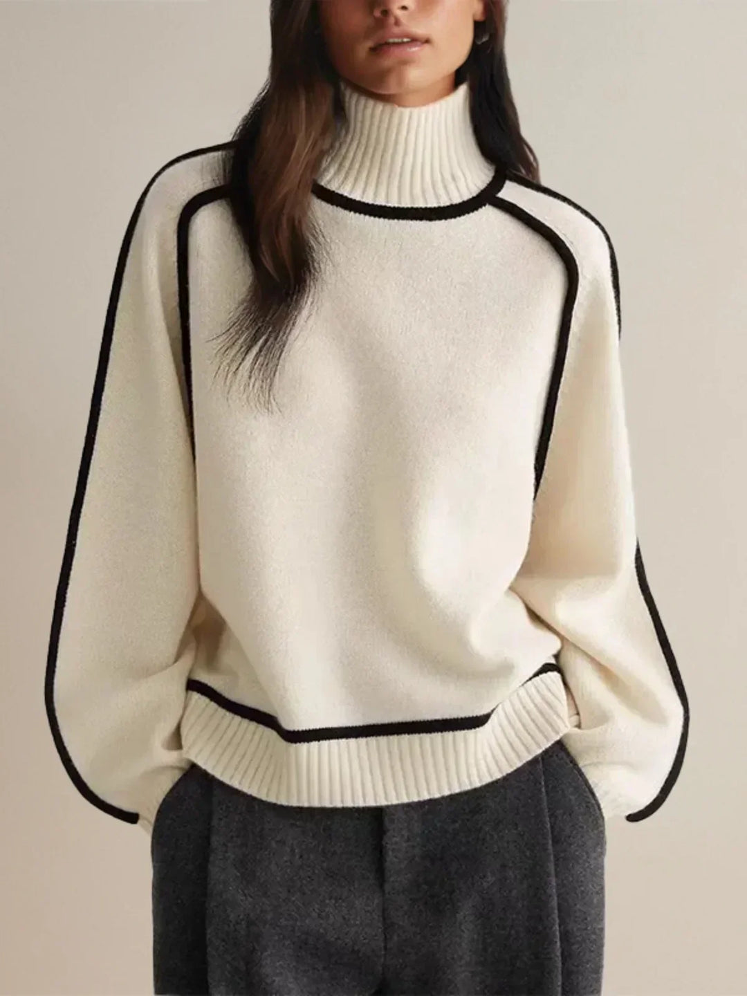 Emily & Isabella Brooks | Elegant Turtleneck Sweater