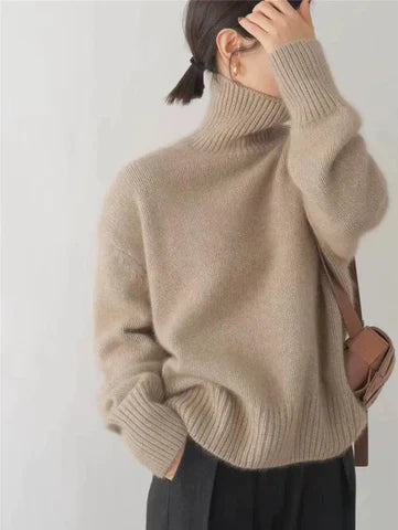 Emily & Isabella Brooks | Luxe Turtleneck Sweater