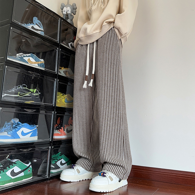 Emily & Isabella Brooks | Modern Herringbone Relaxed Sweatpants