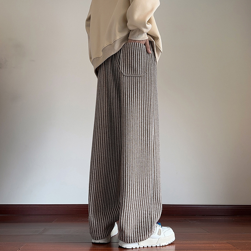 Emily & Isabella Brooks | Modern Herringbone Relaxed Sweatpants