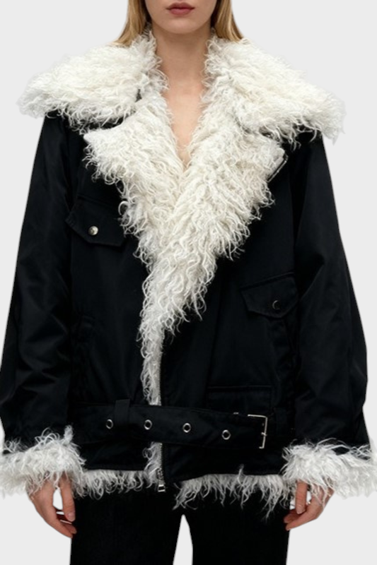 Emily & Isabella Brooks | Coat with Fur Collar
