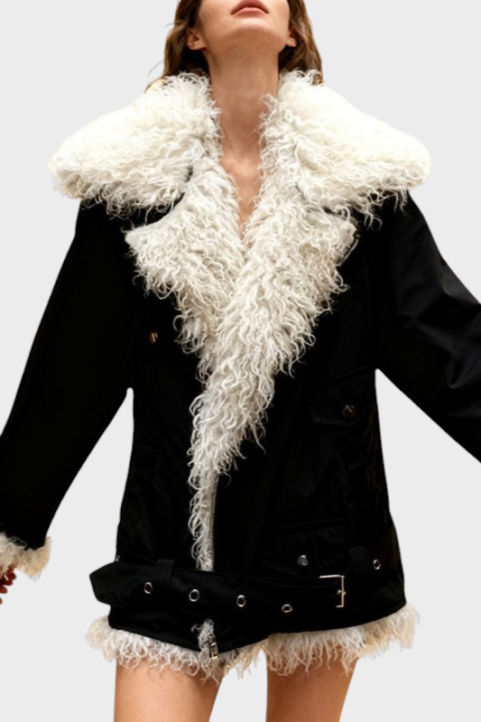 Emily & Isabella Brooks | Coat with Fur Collar