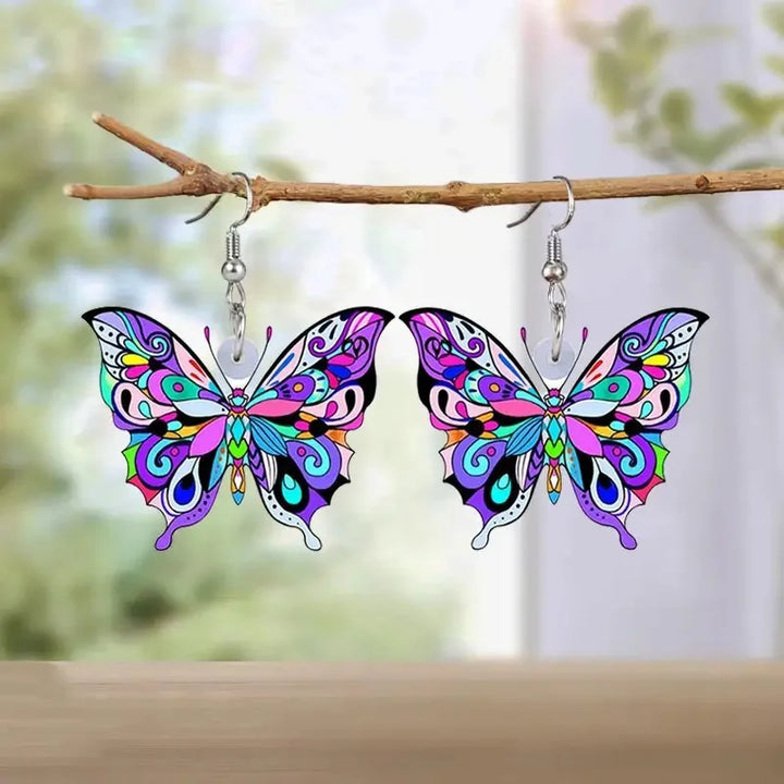 Emily & Isabella Brooks | Colorful Butterfly Earrings