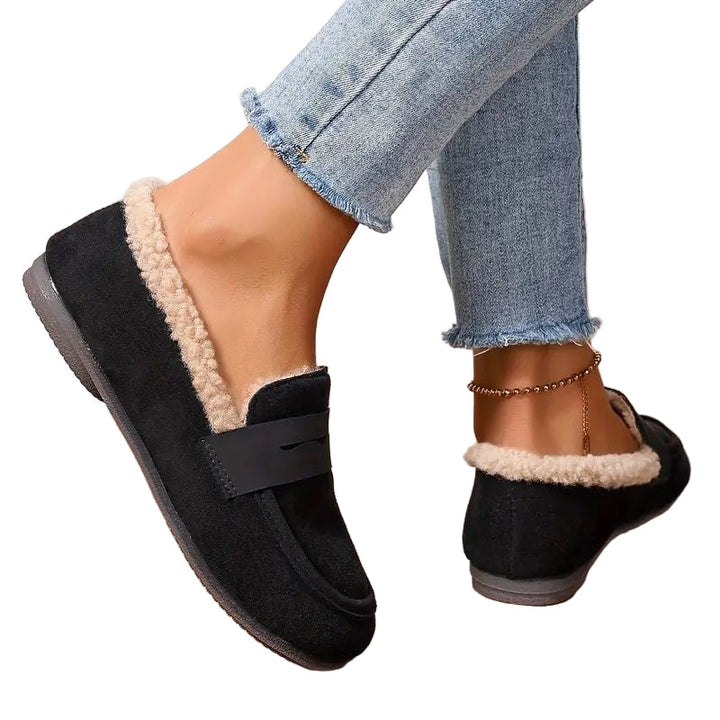 Emily & Isabella Brooks | Comfortable Fur-Lined Loafers
