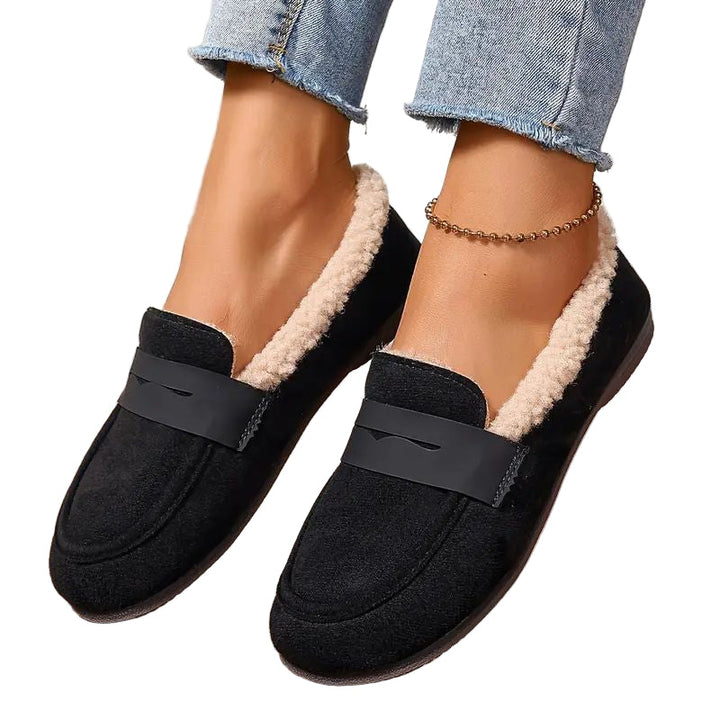 Emily & Isabella Brooks | Comfortable Fur-Lined Loafers