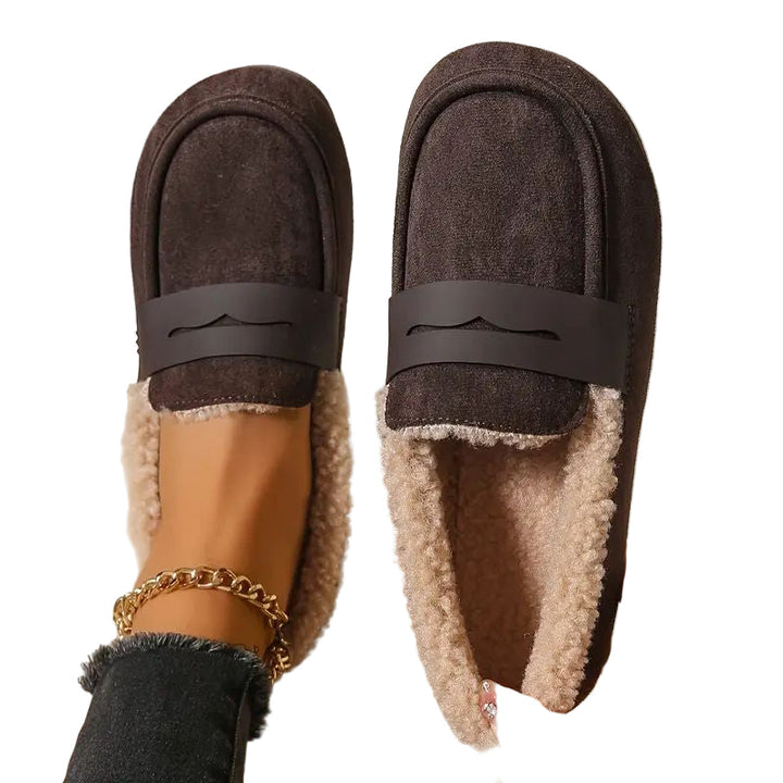Emily & Isabella Brooks | Comfortable Fur-Lined Loafers